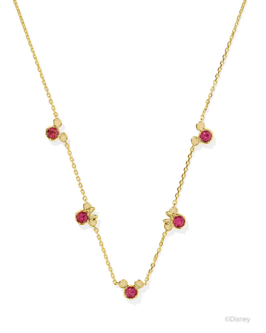 Disney | Kendra Scott Gold Mickey Mouse and Minnie Mouse in Pink Crystal