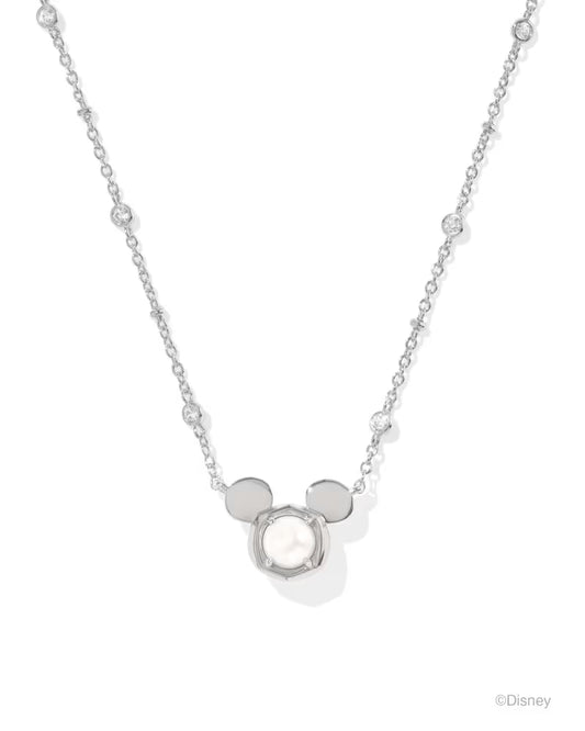 Disney | Kendra Scott Silver Mickey Mouse Short Pendant