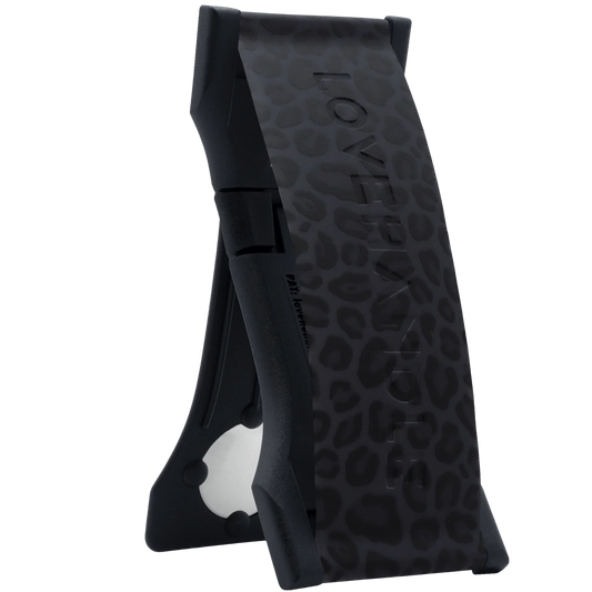 Lovehandle PRO Kickstand Phone Grip Black Leopard