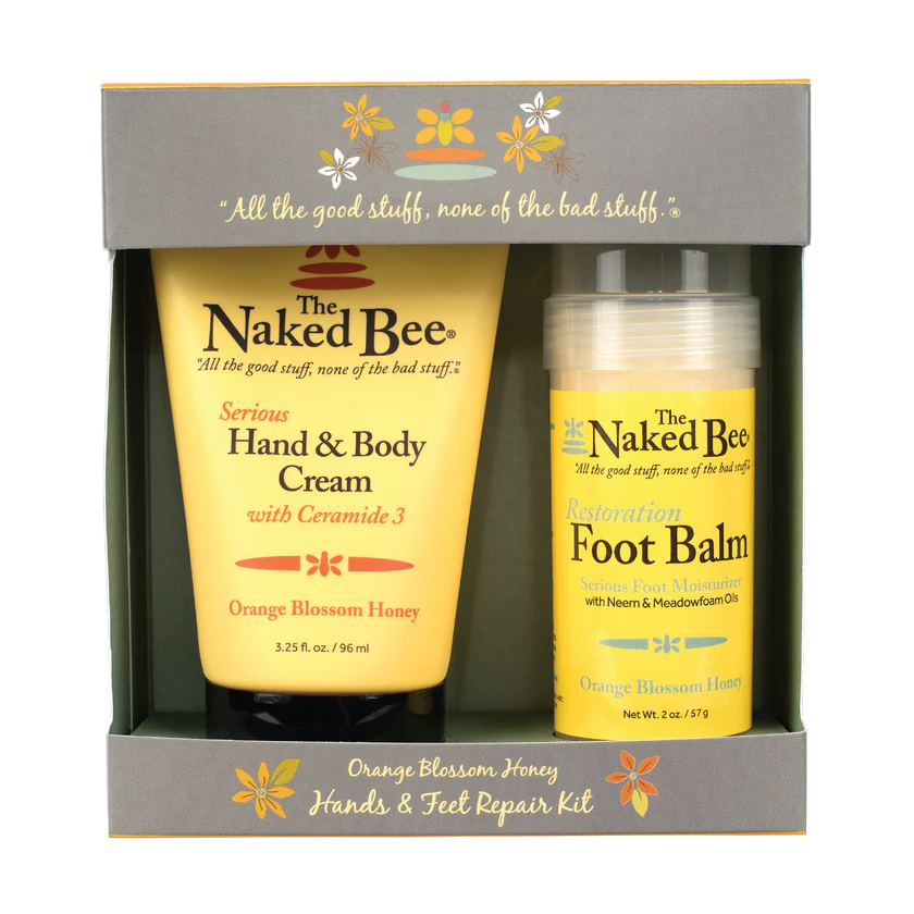 The Naked Bee Orange Blossom Honey Hands & Feet Repair Kit