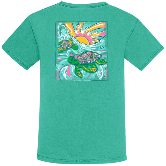 SC Comfort Sunshine Swimming Turtles - Island Gree