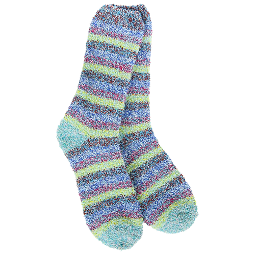 World's Softest Cozy Garden Stripe Crew