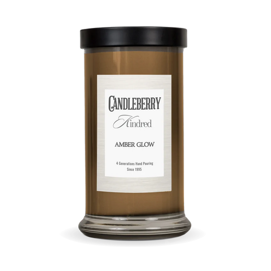 The Candleberry Company Amber Glow, Kindred, Large Jar Candle