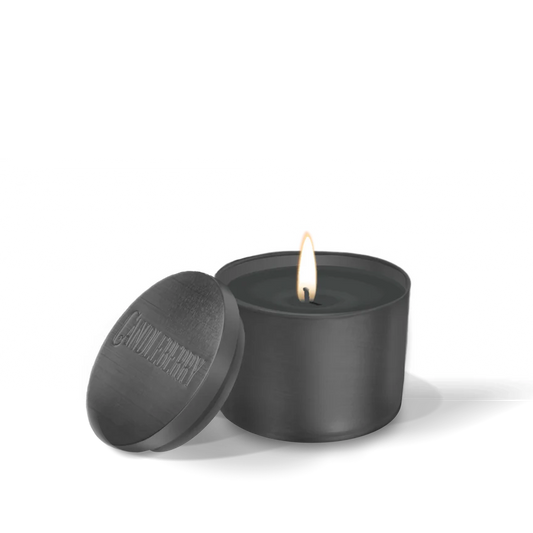 The Candleberry Company Black Cashmere™, Kindred, Travel Tin