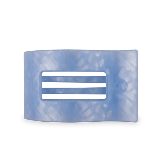 Blue Lagoon Flat Rectangle Hair Clip