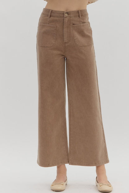 Bri Ankle Pant Brown
