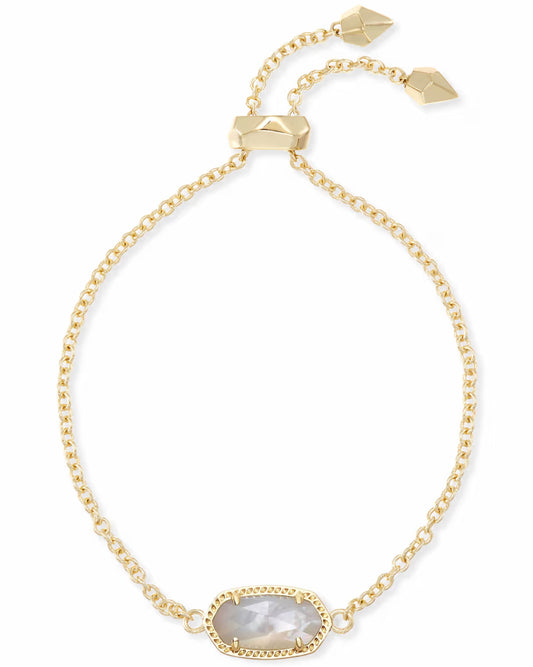 Elaina Bracelet in Gold Ivory Mother of Pearl