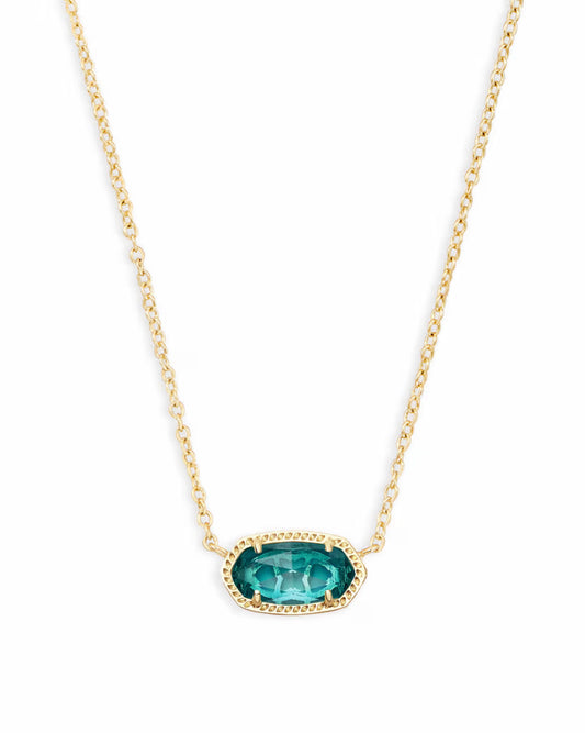 Elisa Necklace in Gold London Blue
