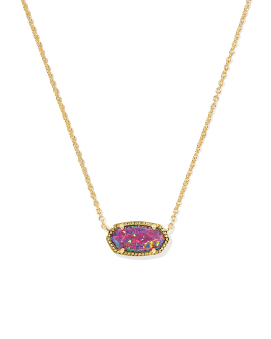 Elisa Gold Pendant Necklace