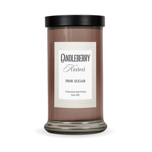 The Candleberry Company Pink Sugar™, Kindred, Large Jar Candle