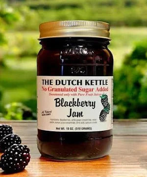The Dutch Kettle No Granulated Sugar Added Blackberry Jam
