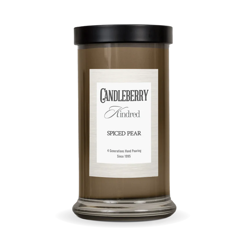 The Candleberry Company Spiced Pear™, Kindred, Large Jar Candle