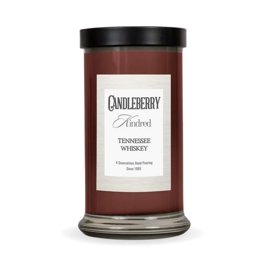 The Candleberry Company Tennessee Whiskey®, Kindred, Large Jar Candle