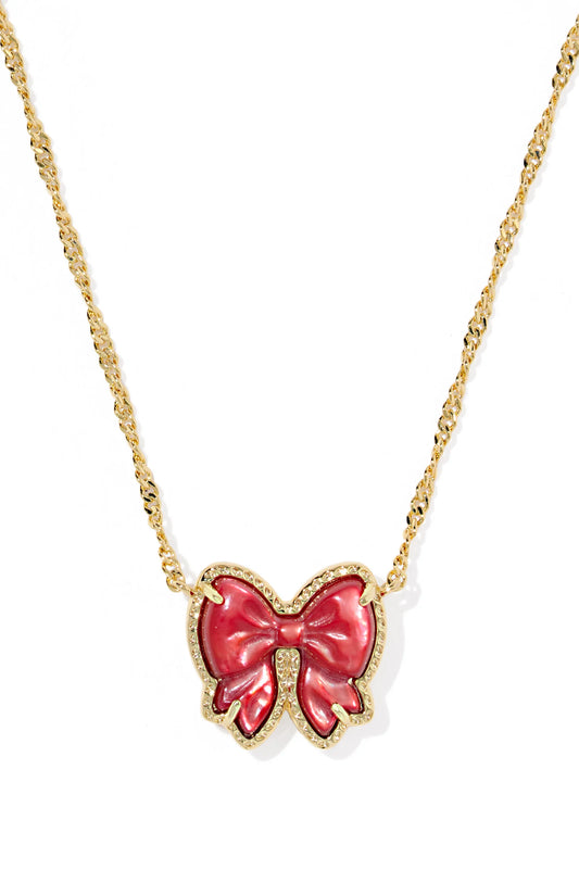 Haley Bow Necklace