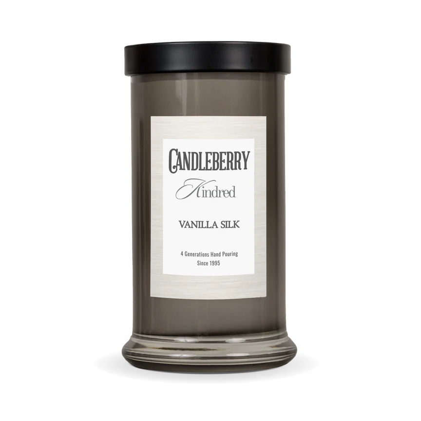 The Candleberry Company Vanilla Silk, Kindred, Large Jar Candle