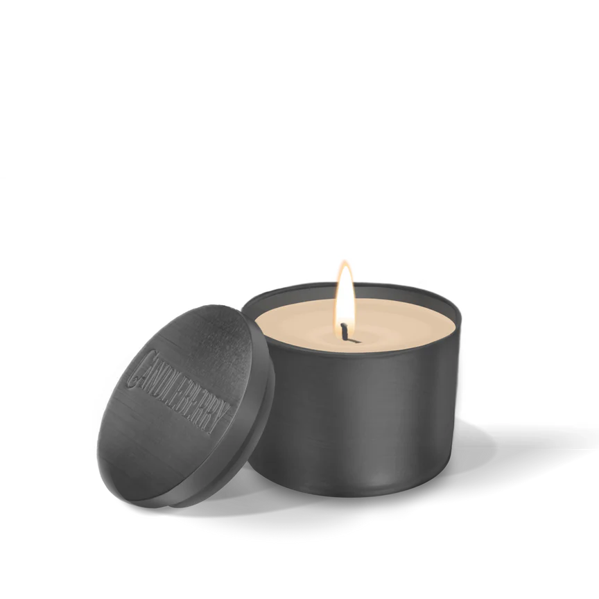The Candleberry Company Vanilla Silk, Kindred, Travel Tin
